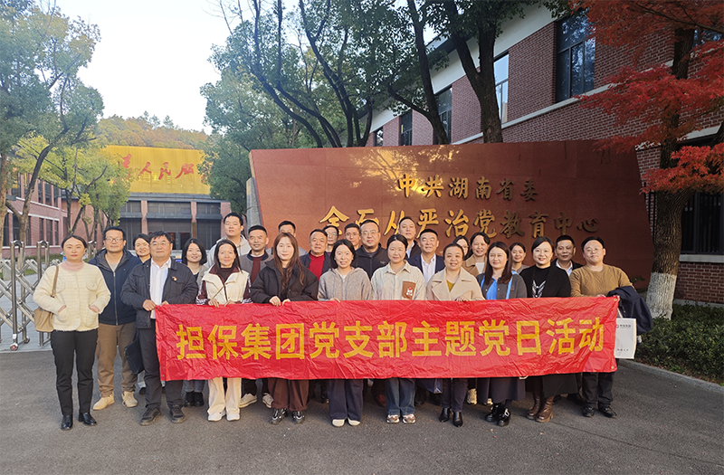 學(xué)思踐悟全會(huì)精神 實(shí)干擔(dān)當(dāng)共促發(fā)展——擔(dān)保集團(tuán)黨支部及工行普惠金融事業(yè)部與機(jī)構(gòu)金融事業(yè)部聯(lián)合黨支部赴湖南省黨性教育館共同開(kāi)展主題黨日活動(dòng)